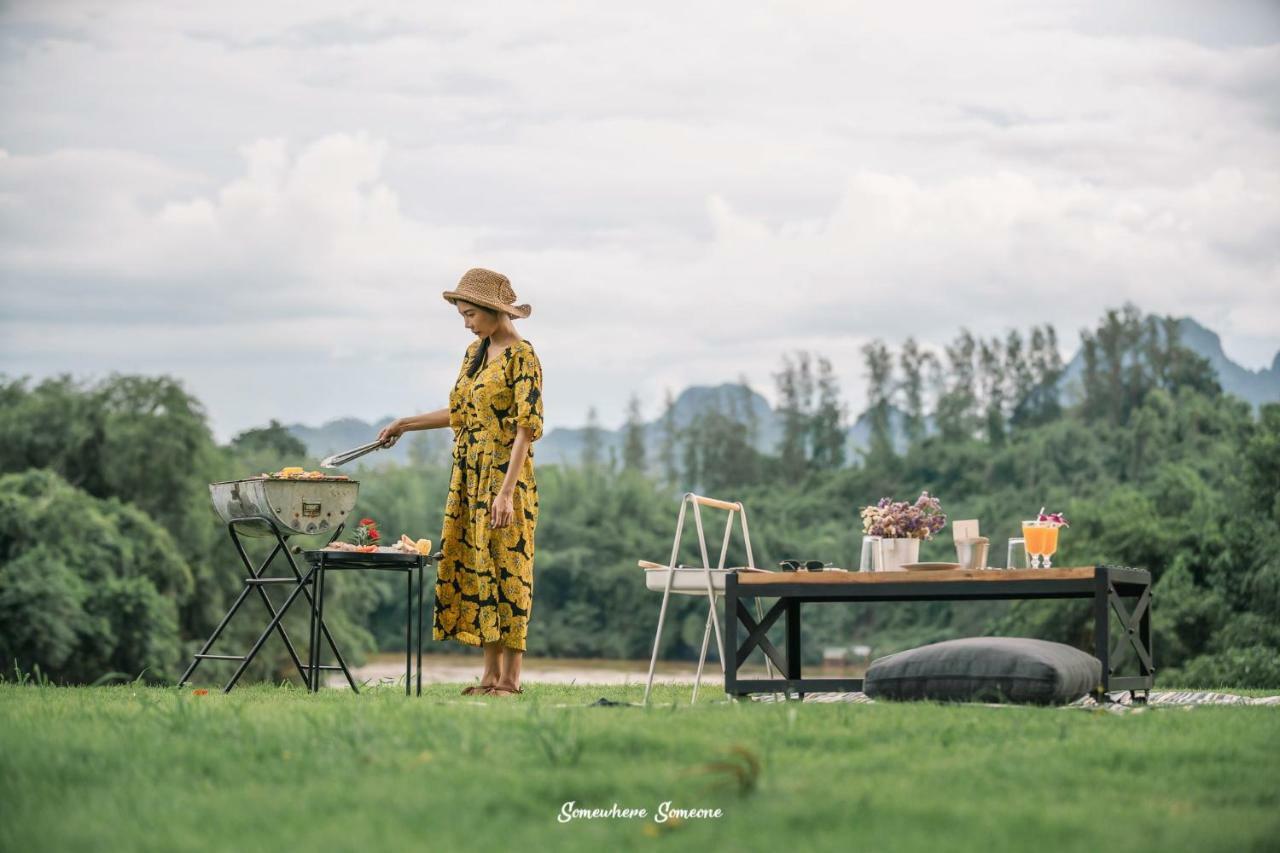 The Tryst River Kwai Ban Bang Yai  Buitenkant foto